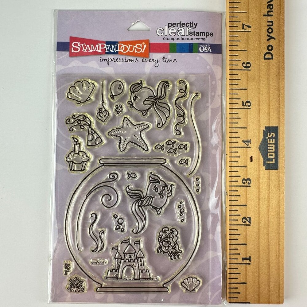 Stampendous Perfectly Clear Stamps - Fish Bowl